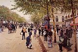 Boulevard des capucines by Jean Beraud